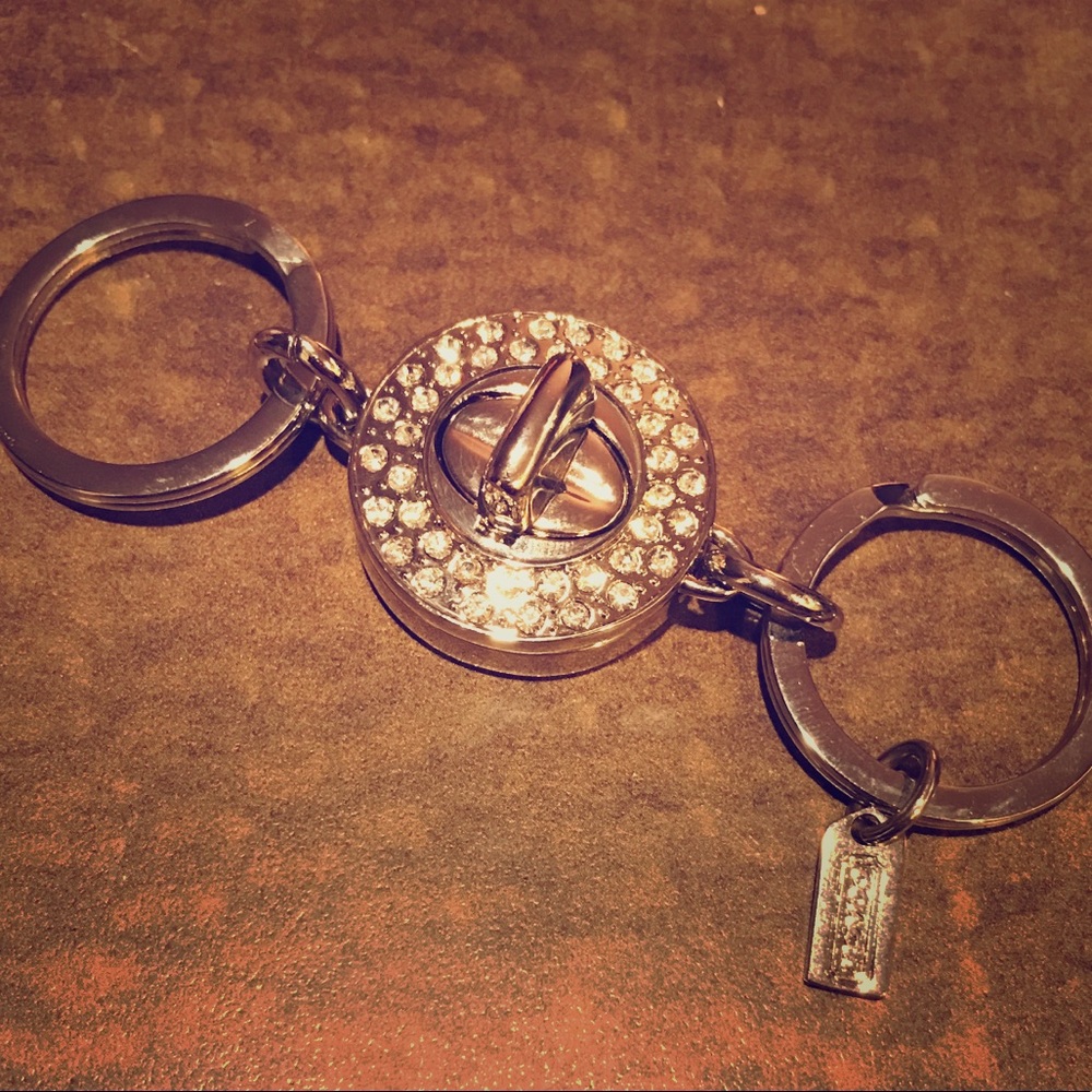 Never used Coach valet keychain